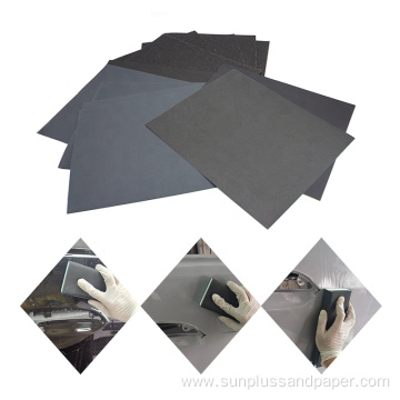 Silicon Carbide Abrasive Fine Sanding Waterproof Craft Paper